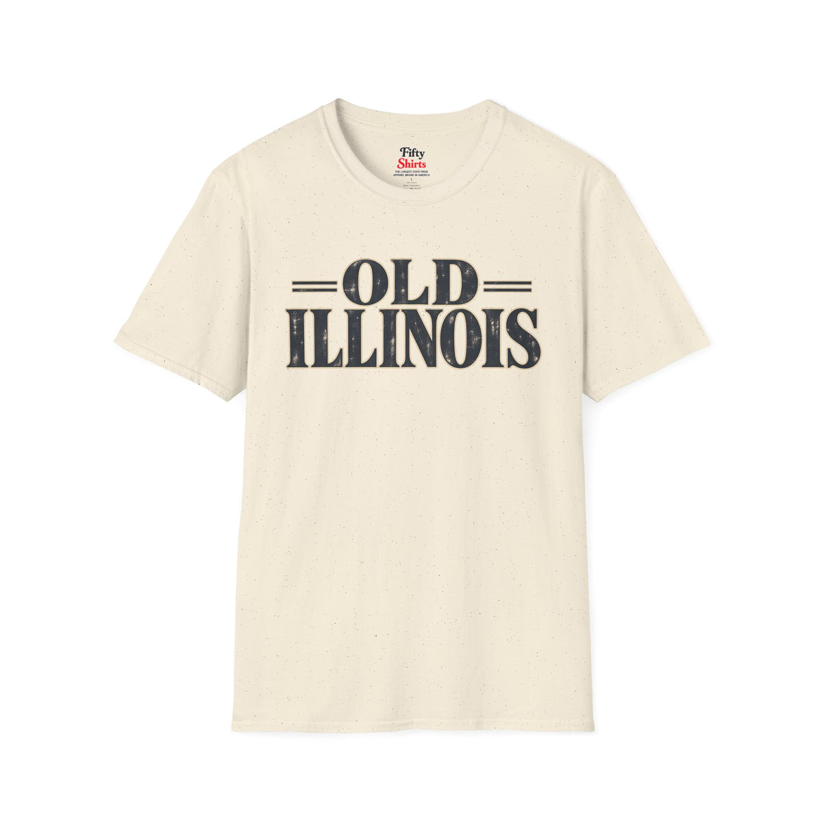 Old Illinois Unisex Softstyle T Shirt State Name Graphic Tee