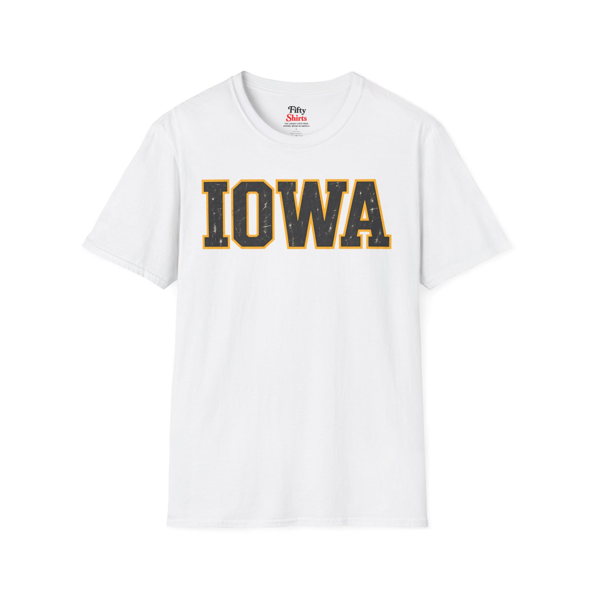 Iowa Unisex Softstyle T Shirt State Name Graphic Tee