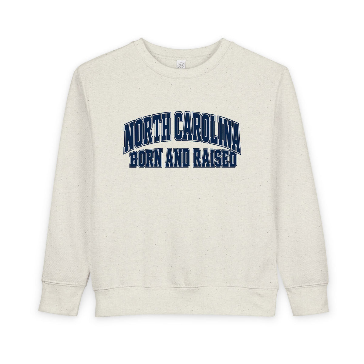 North Carolina Born and Raised Old-School Sportswear Unisex Toddler Sweatshirt