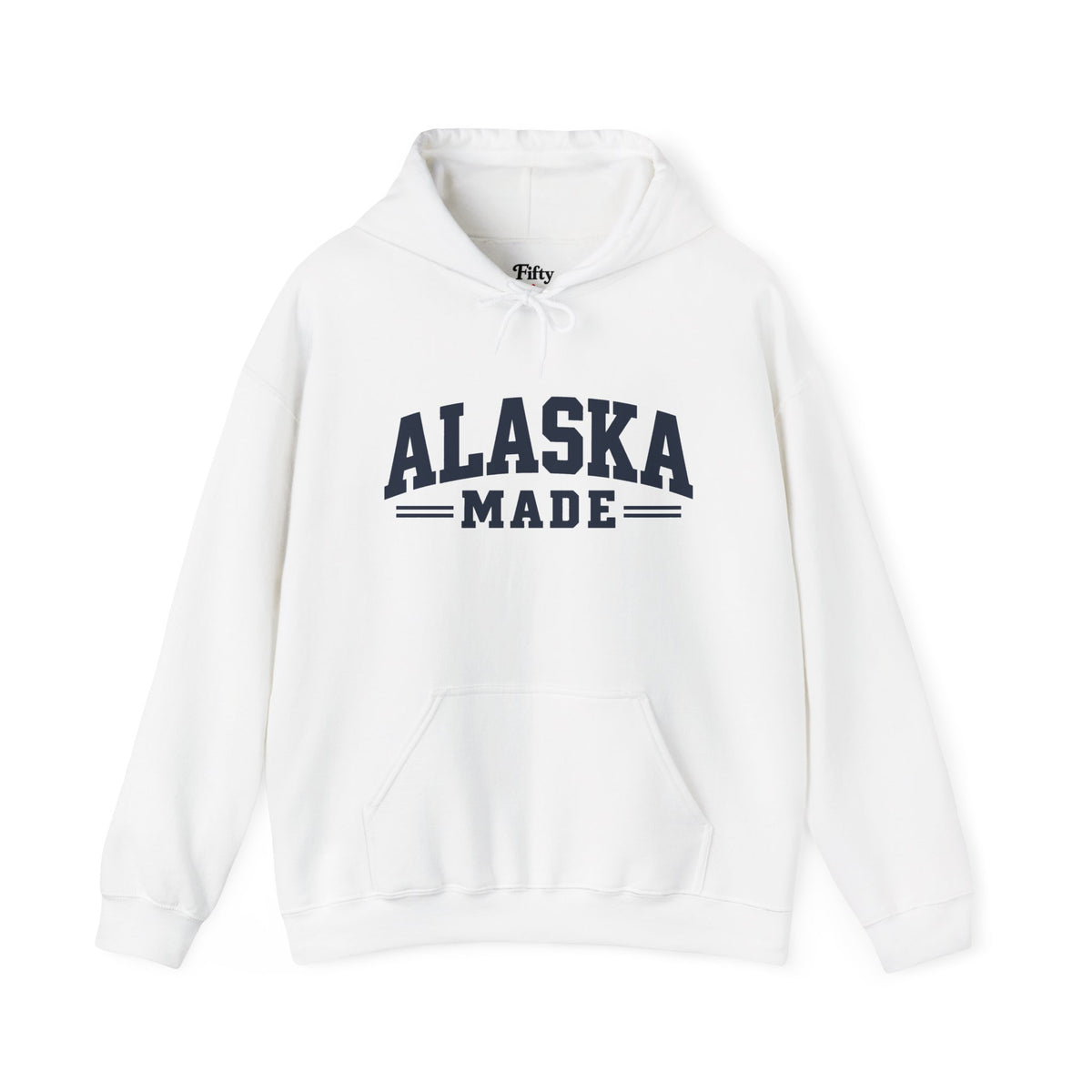 Alaska Made Unisex Hoodie State Name Graphic