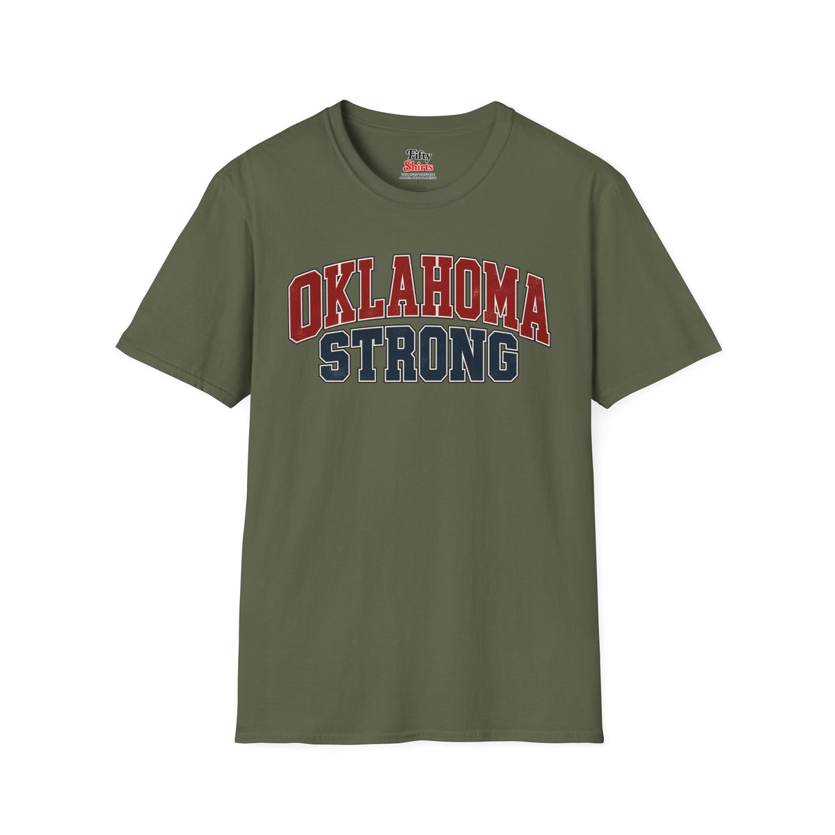 Oklahoma Strong Unisex Softstyle T Shirt State Name Graphic Tee