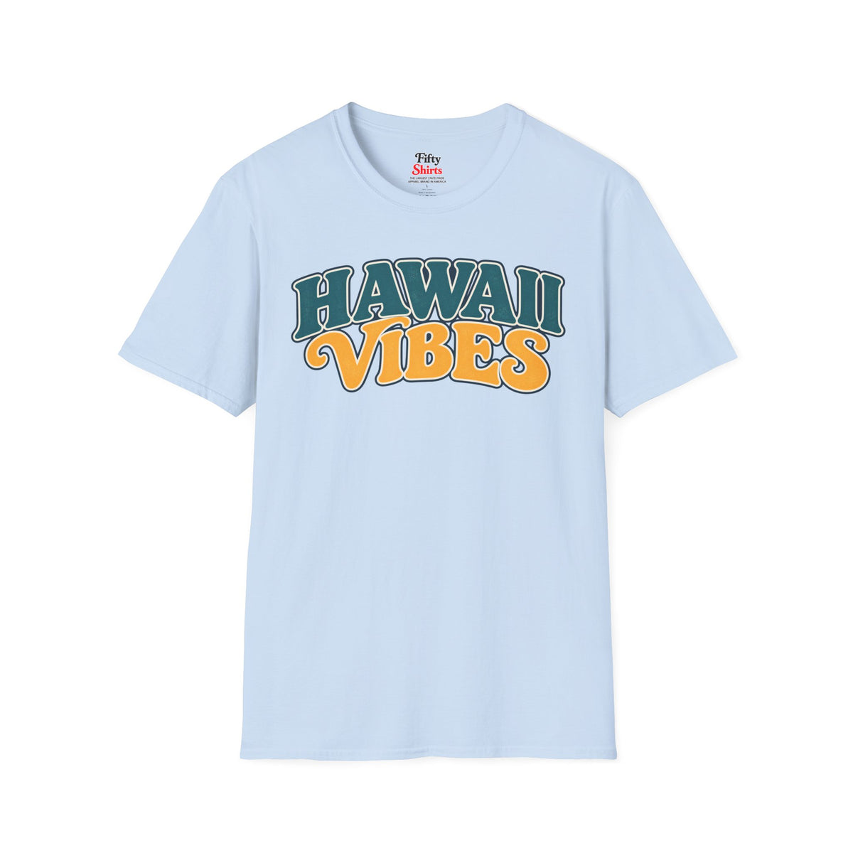 Hawaii Vibes Unisex Softstyle T Shirt State Name Graphic Tee