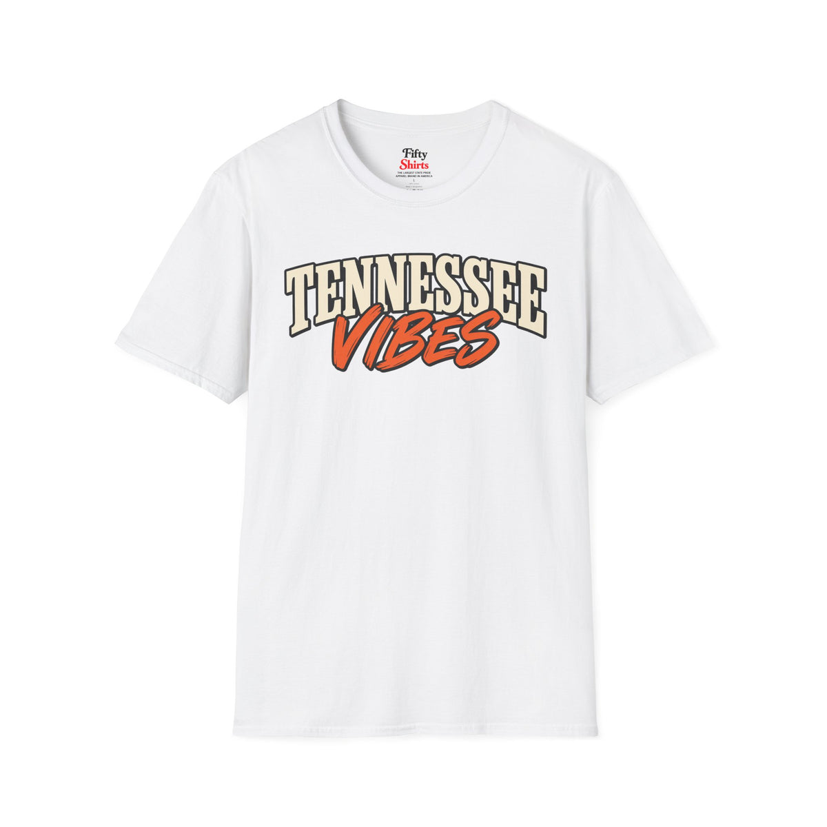 Tennessee Vibes Unisex Softstyle T Shirt State Name Graphic Tee