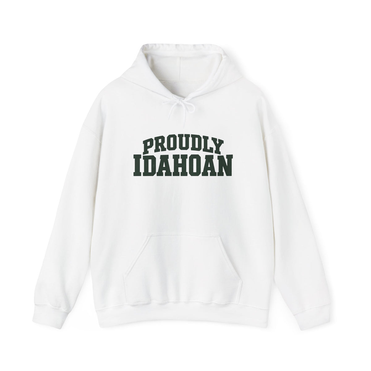 Proudly Idahoan Idaho Unisex Hoodie State Name Graphic