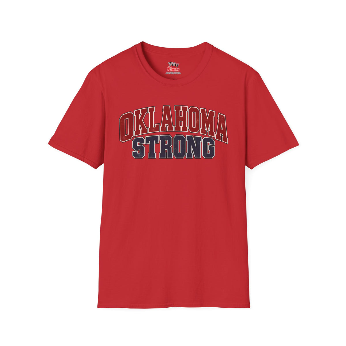 Oklahoma Strong Unisex Softstyle T Shirt State Name Graphic Tee