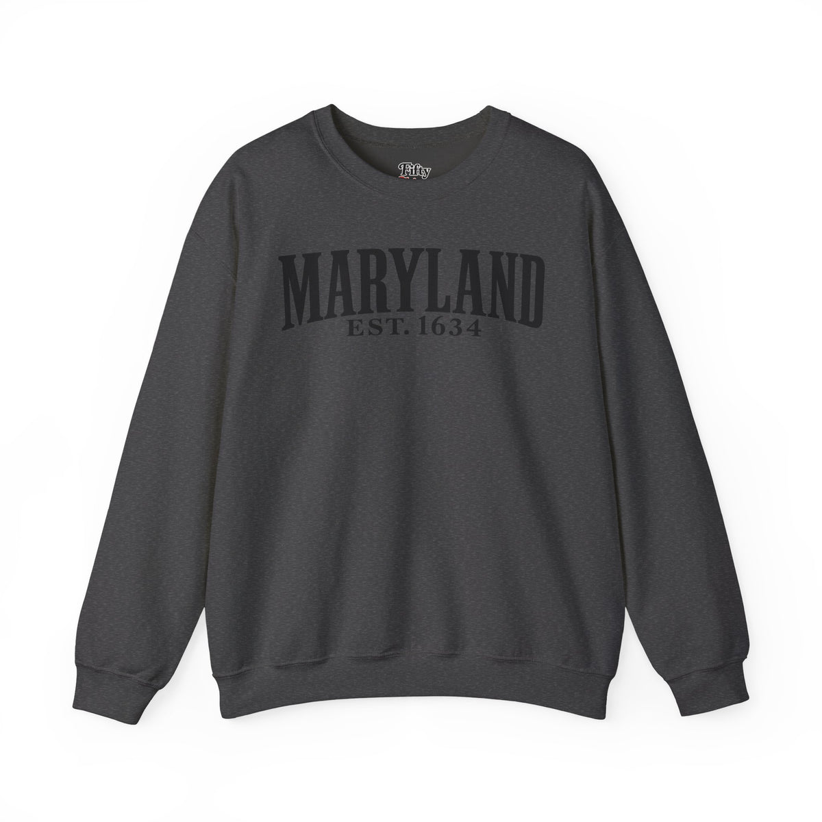 Maryland Est 1634 Unisex Crewneck Sweatshirt State Name Graphic