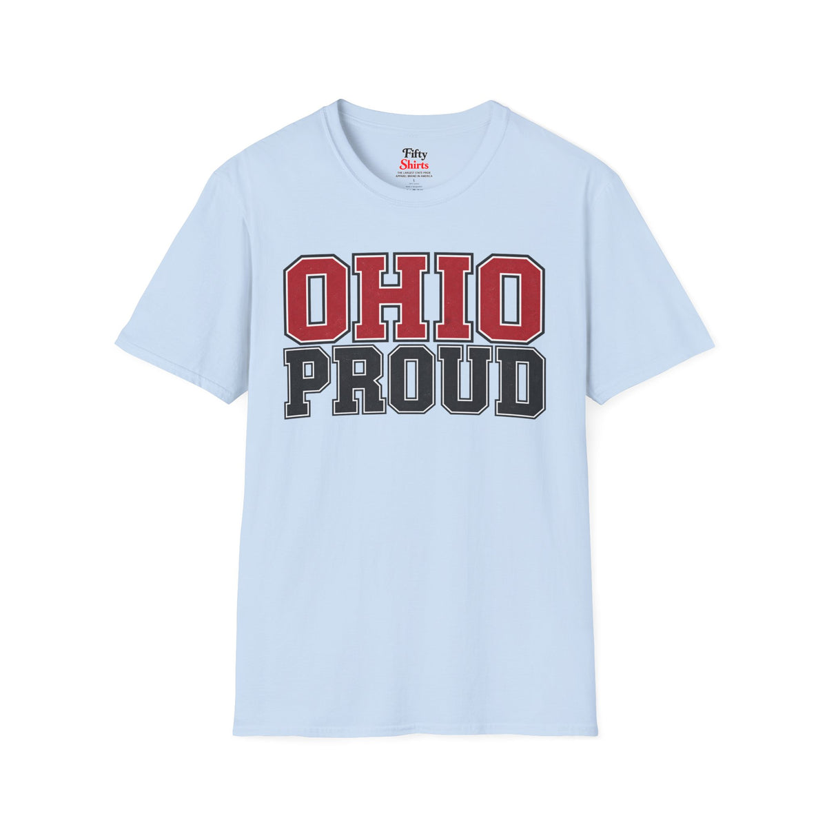 Ohio Proud Unisex Softstyle T Shirt State Name Graphic Tee