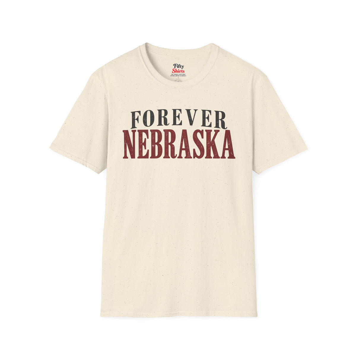 Forever Nebraska Unisex Softstyle T Shirt State Name Graphic Tee