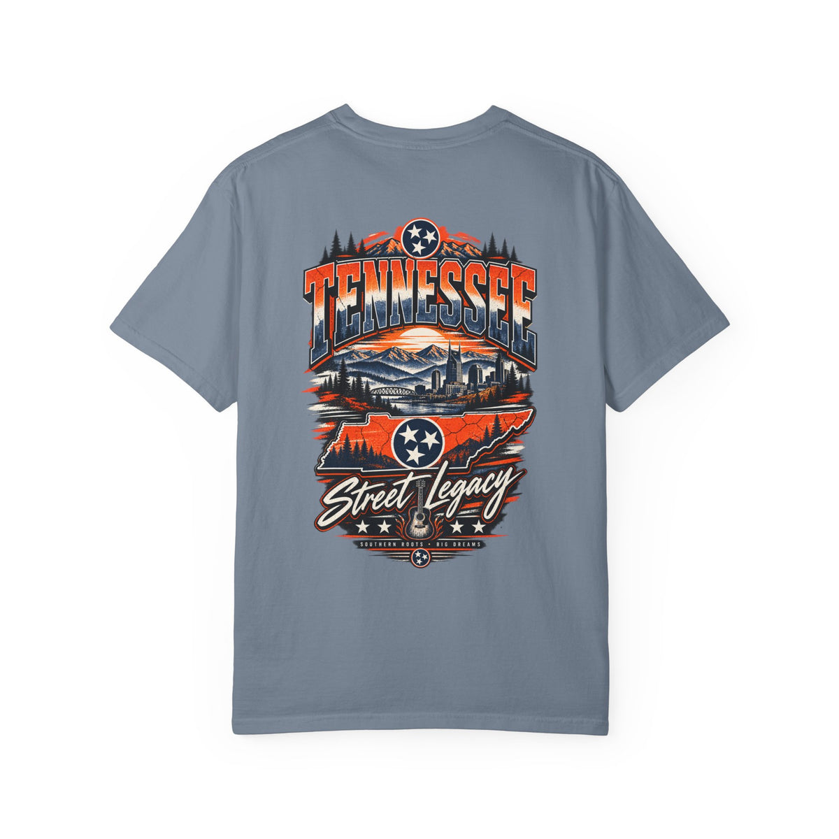 Tennessee Street Legacy Unisex Comfort Color 1717 Streetwear Graphic Tee