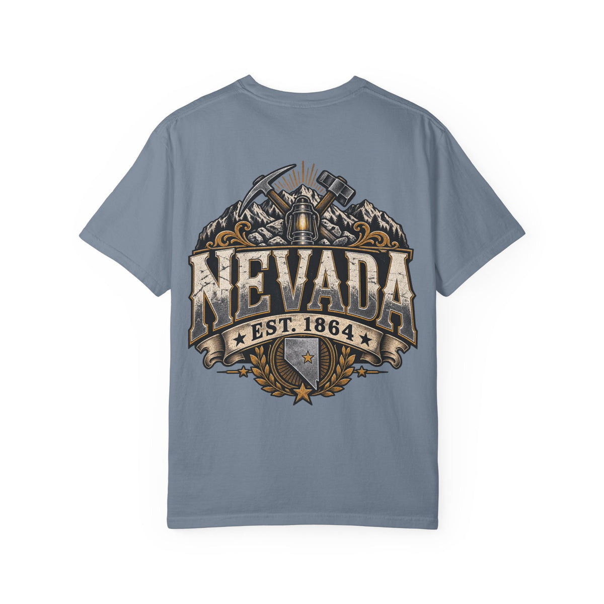Nevada Established 1864 Unisex Comfort Color 1717 Streetwear Graphic Tee
