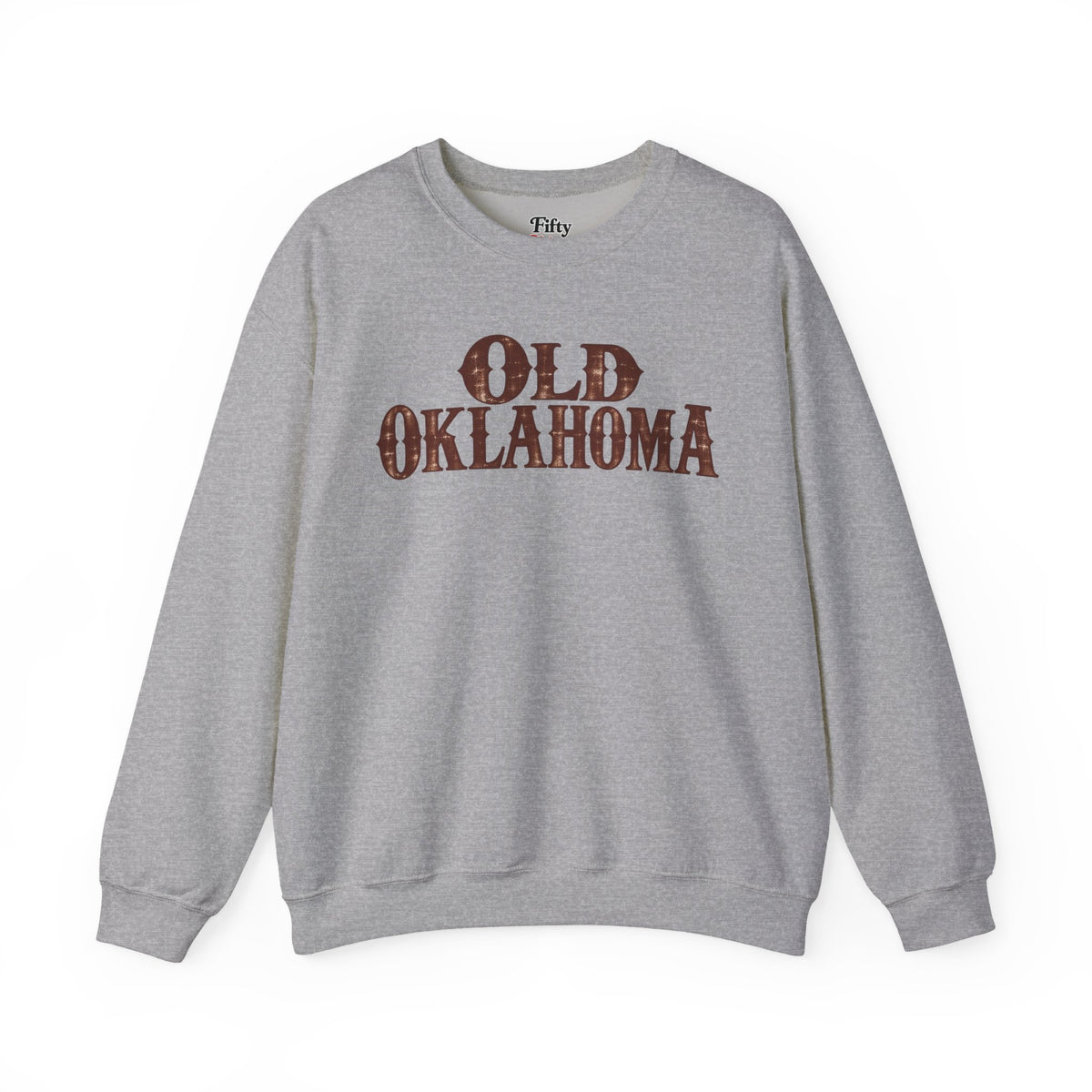 Old Oklahoma Unisex Crewneck Sweatshirt State Name Graphic