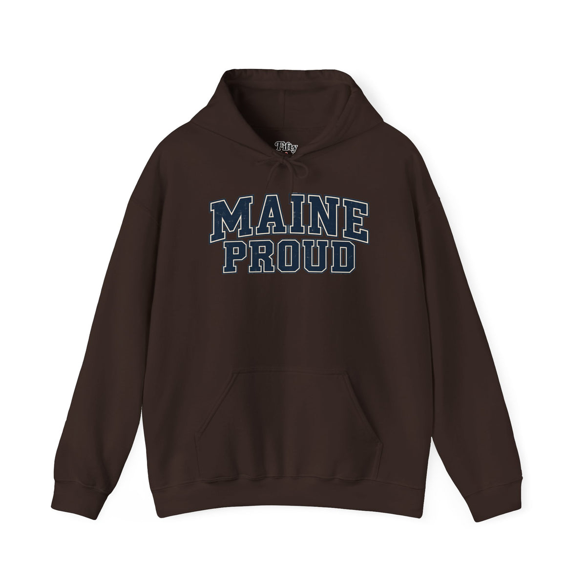 Maine Proud Unisex Hoodie State Name Graphic