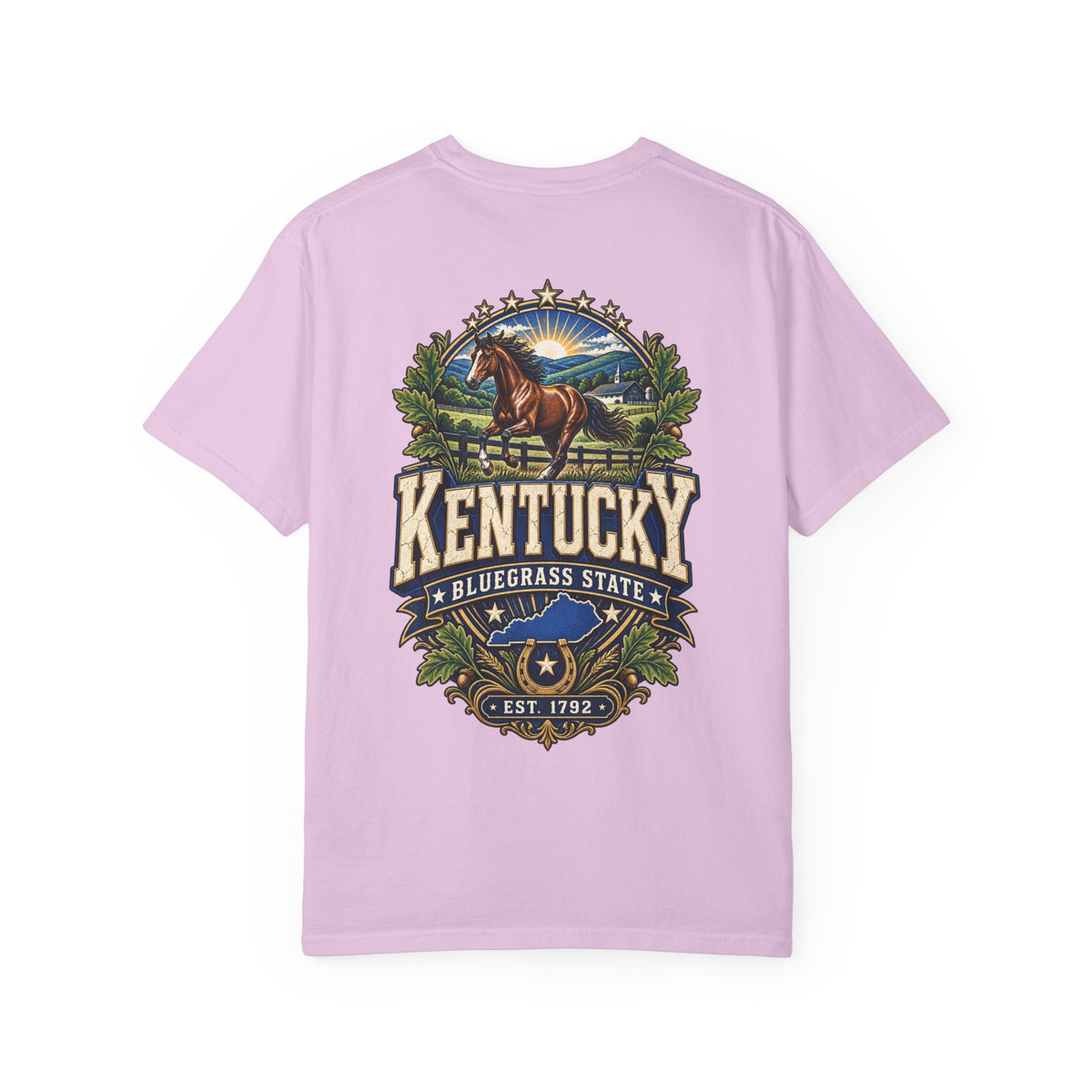 Kentucky Bluegrass Legacy Unisex Comfort Color 1717 Streetwear Graphic Tee