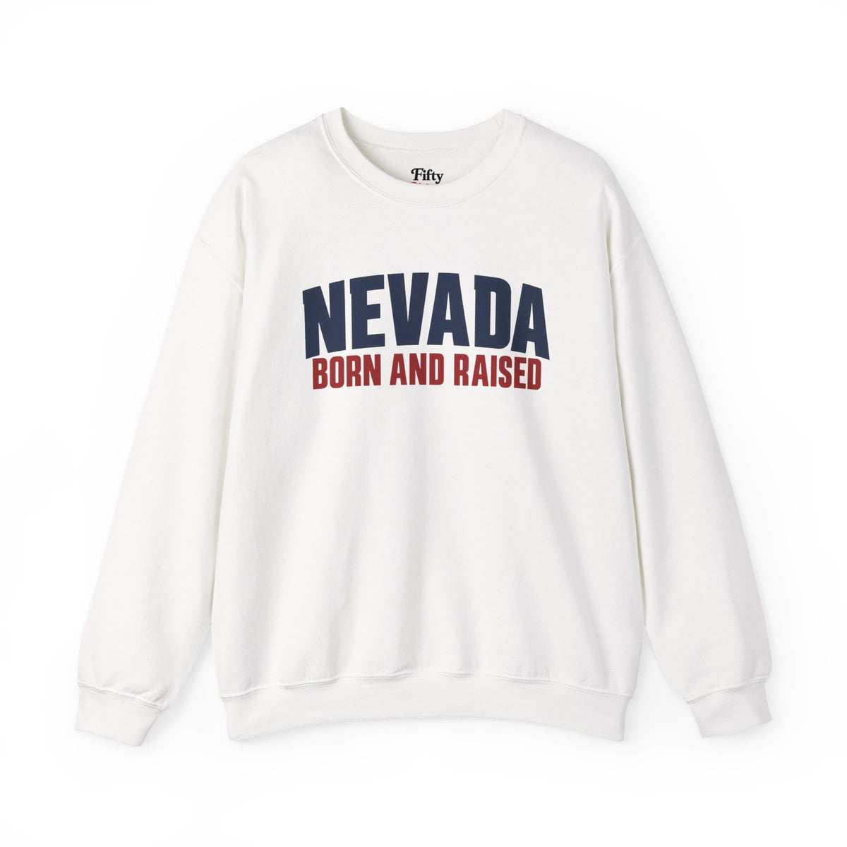 Nevada Born and Raised Minimal Heritage Unisex Sweatshirt Graphic