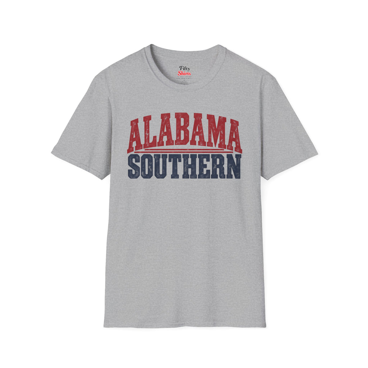 Alabama Southern Unisex Softstyle T Shirt State Name Graphic Tee
