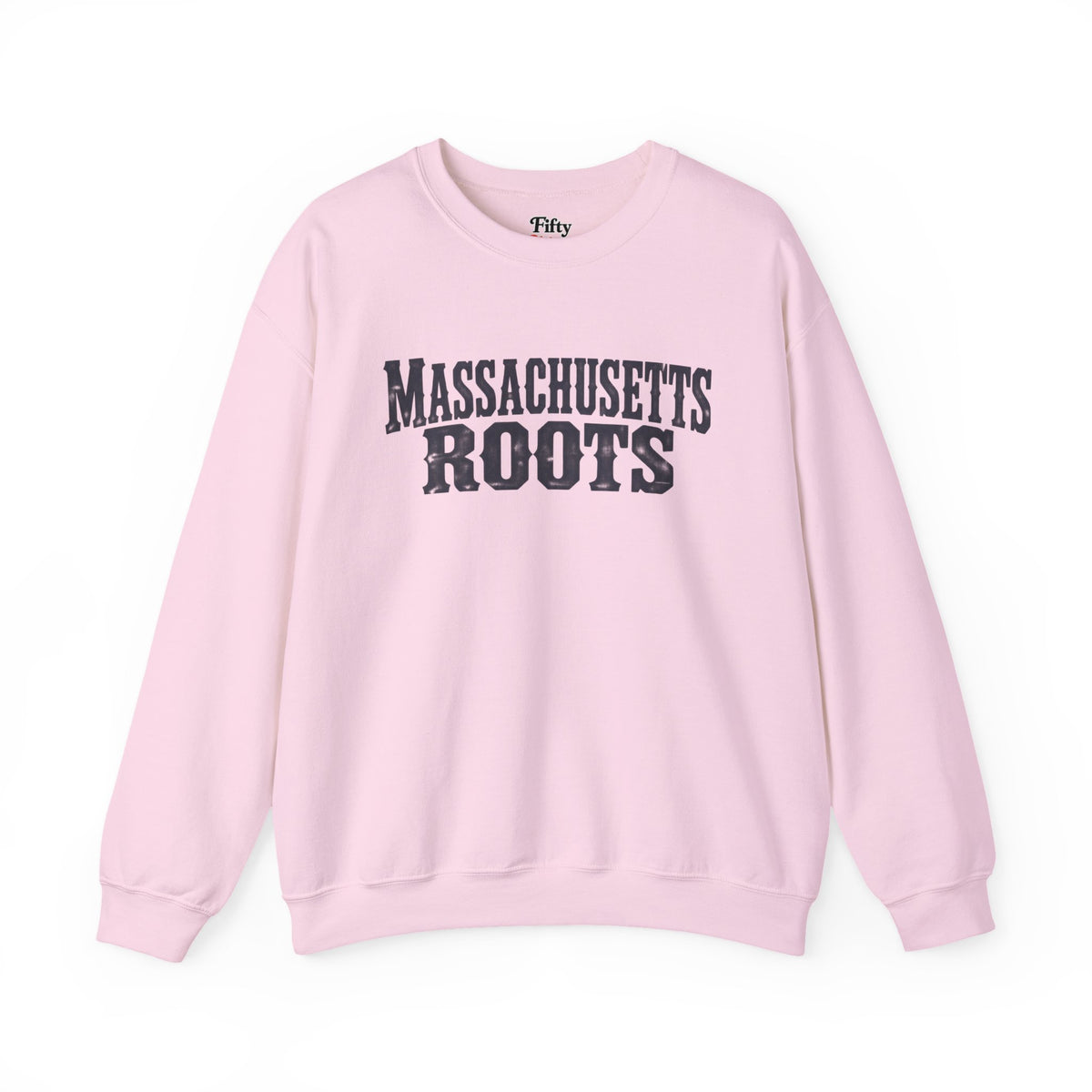 Massachusetts Roots Unisex Crewneck Sweatshirt State Name Graphic