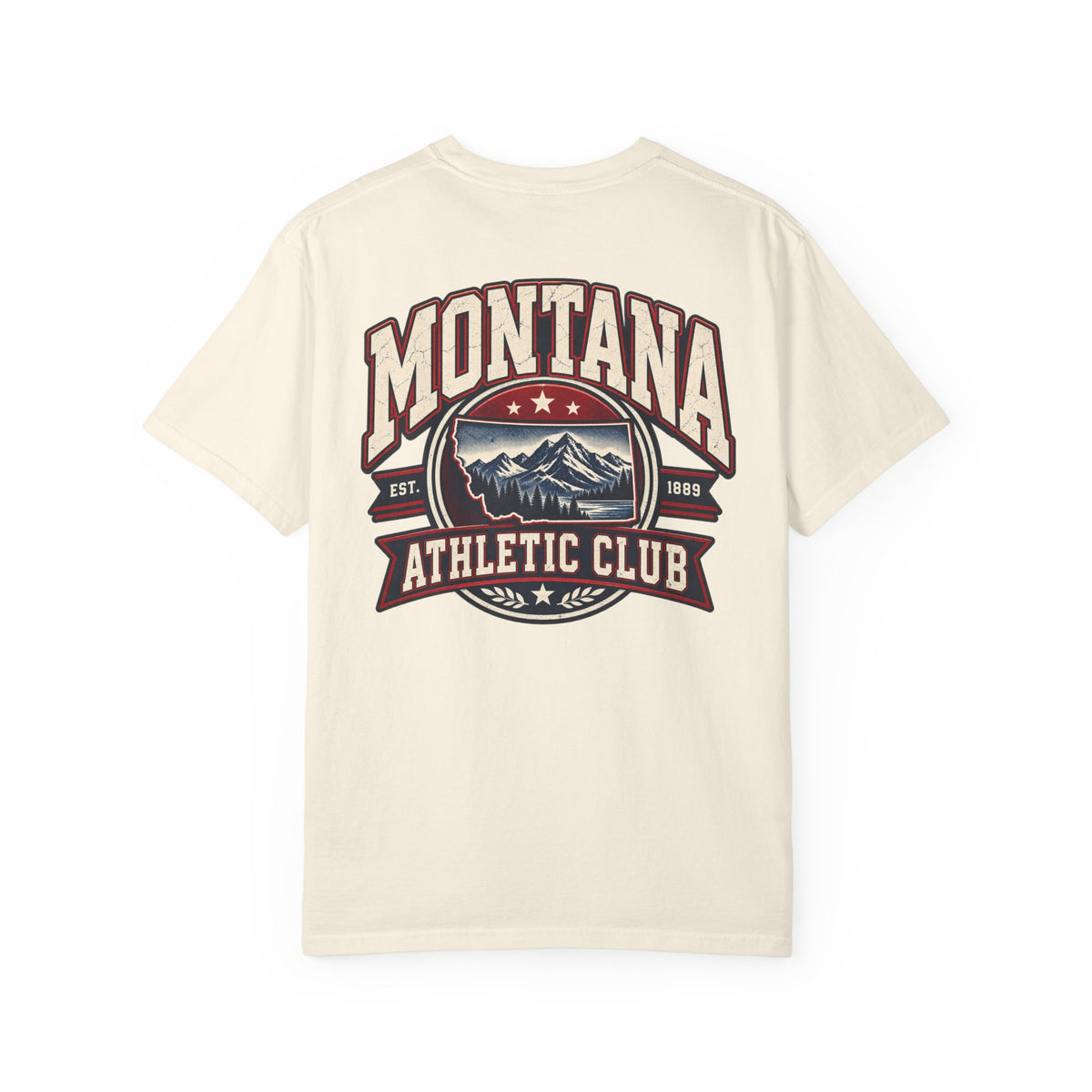 Montana Athletic Club Unisex Comfort Color 1717 Streetwear Graphic Tee