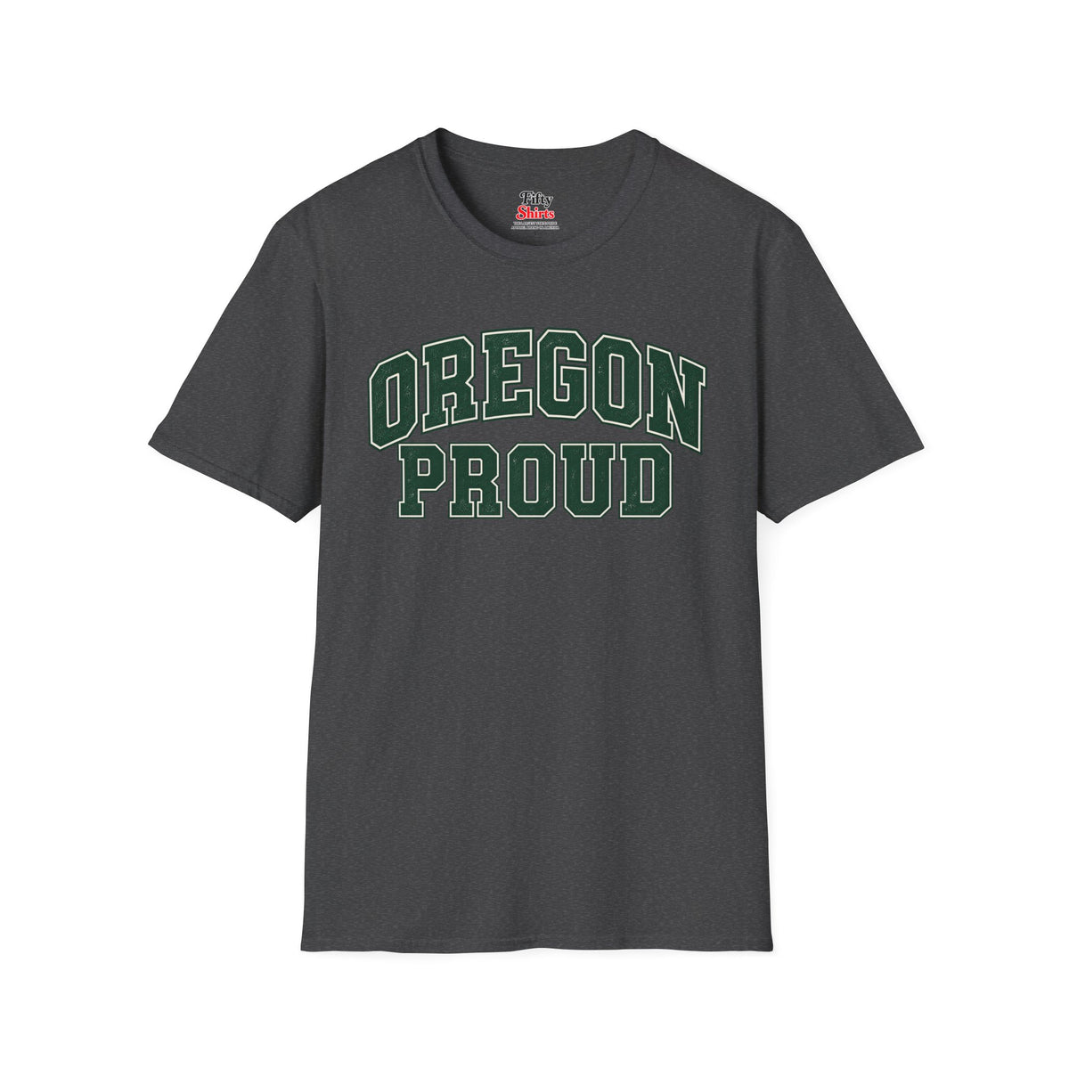 Oregon Proud Unisex Softstyle T Shirt State Name Graphic Tee