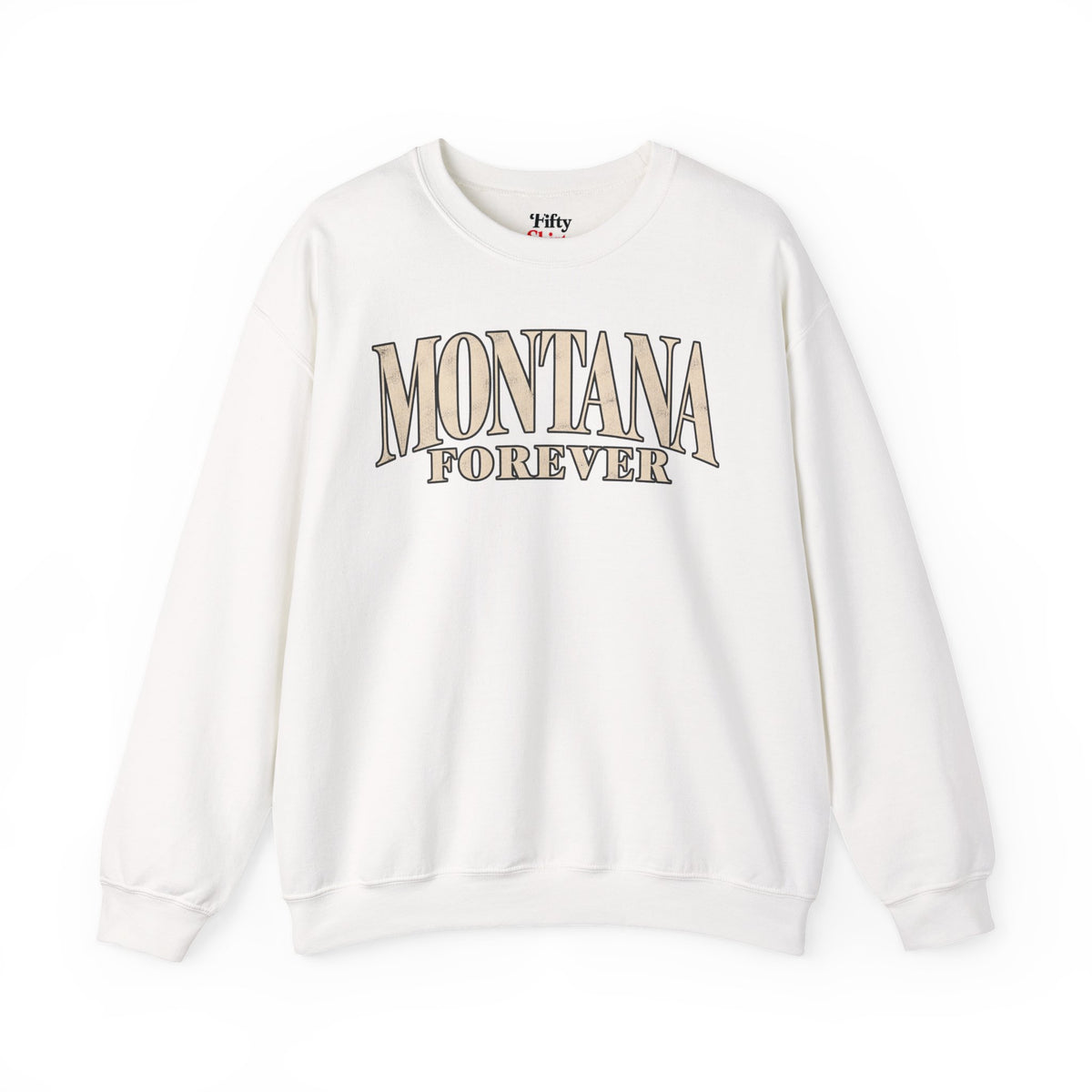 Montana Forever Unisex Crewneck Sweatshirt State Name Graphic