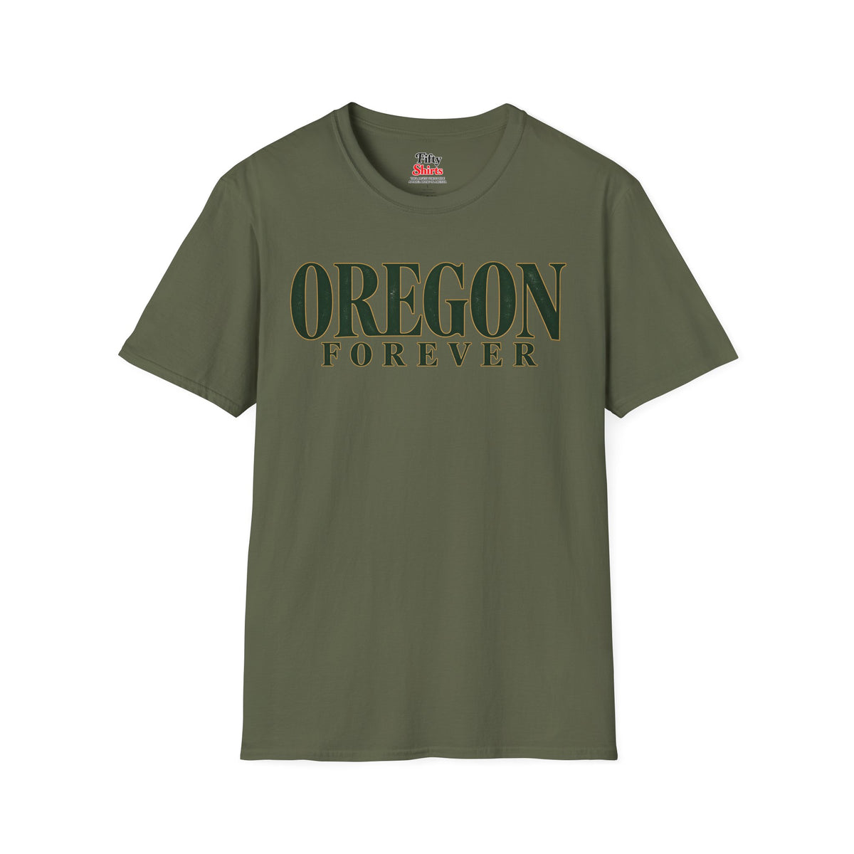 Oregon Forever Unisex Softstyle T Shirt State Name Graphic Tee