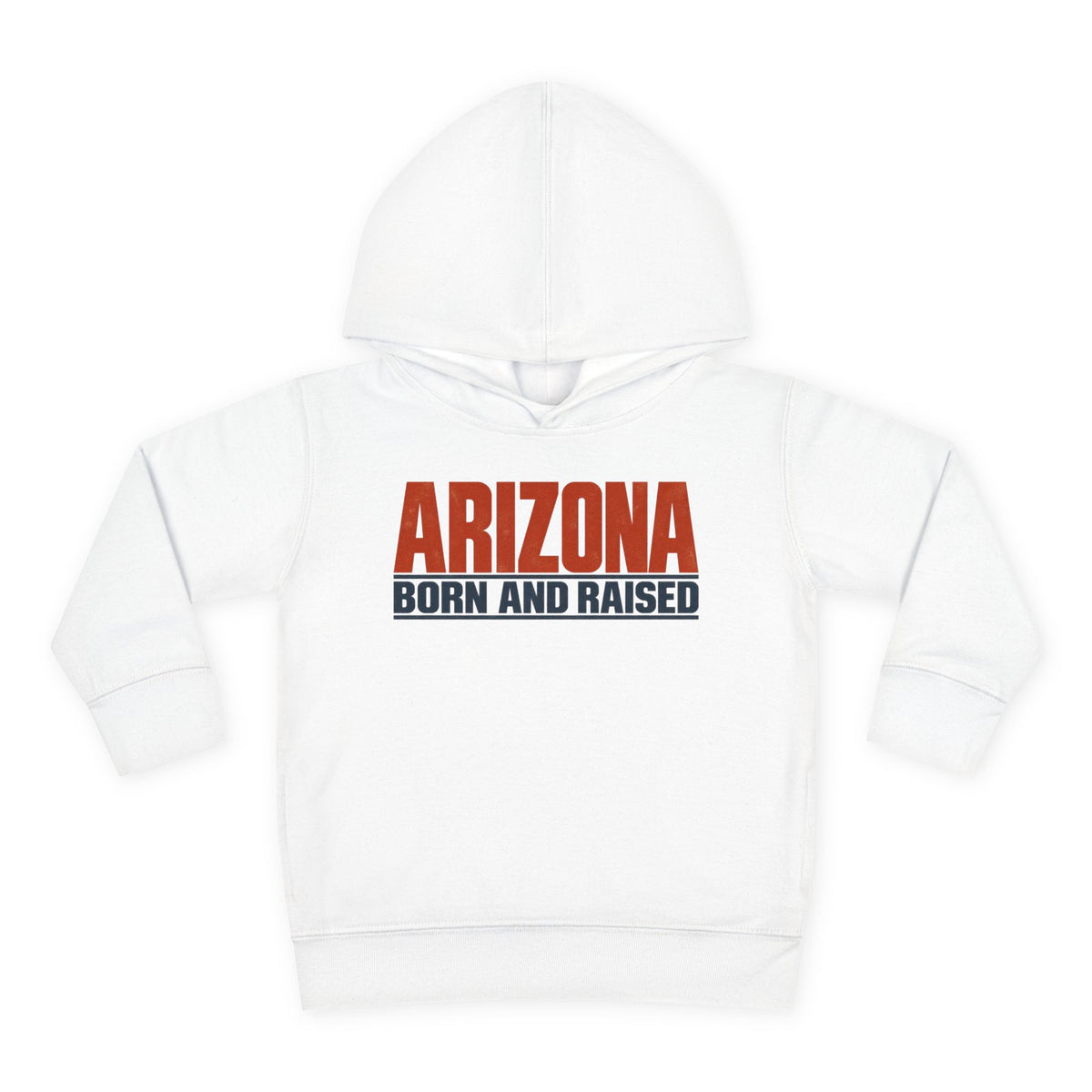 Arizona Born and Raised Modern Streetwear Unisex Toddler Pullover Fleece Hoodie