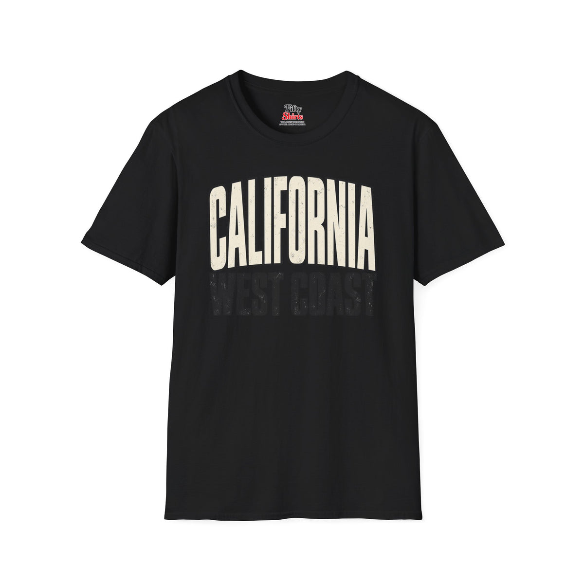 California West Coast Unisex Softstyle T Shirt State Name Graphic Tee (1)