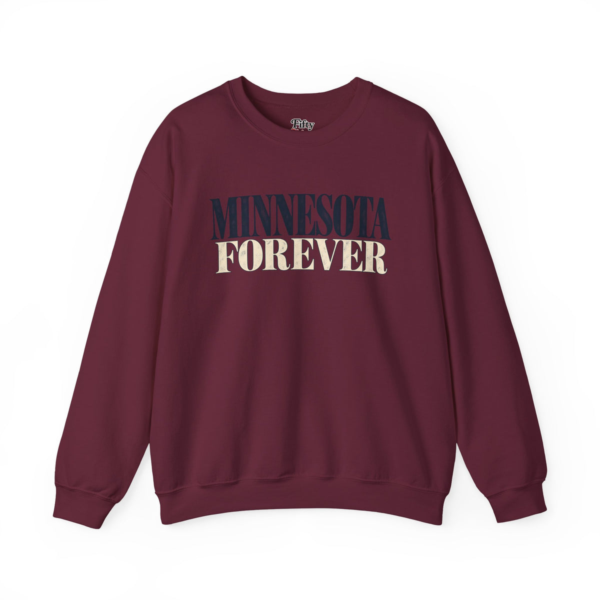Minnesota Forever Unisex Crewneck Sweatshirt State Name Graphic