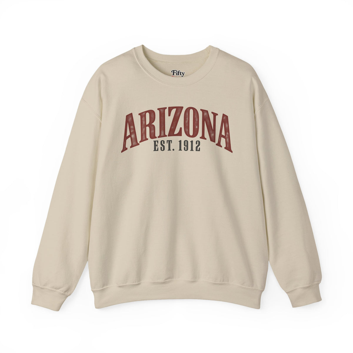 Arizona Est 1912 Unisex Crewneck Sweatshirt State Name Graphic
