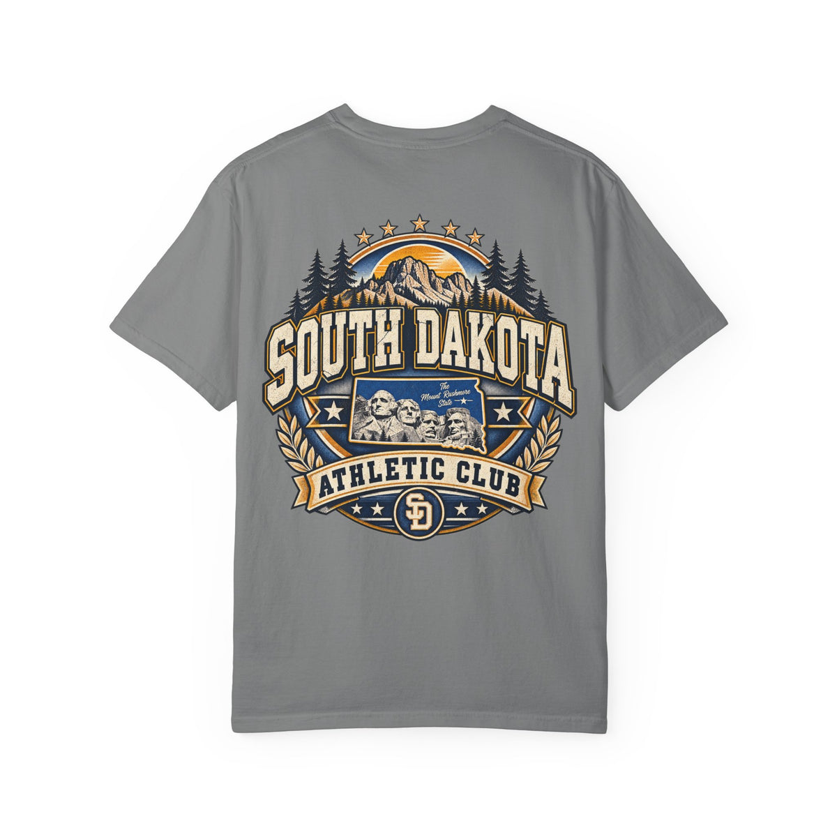 South Dakota Athletic Club Unisex Comfort Color 1717 Streetwear Graphic Tee