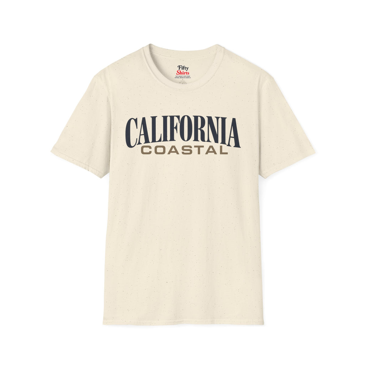 California Coastal Unisex Softstyle T Shirt State Name Graphic Tee