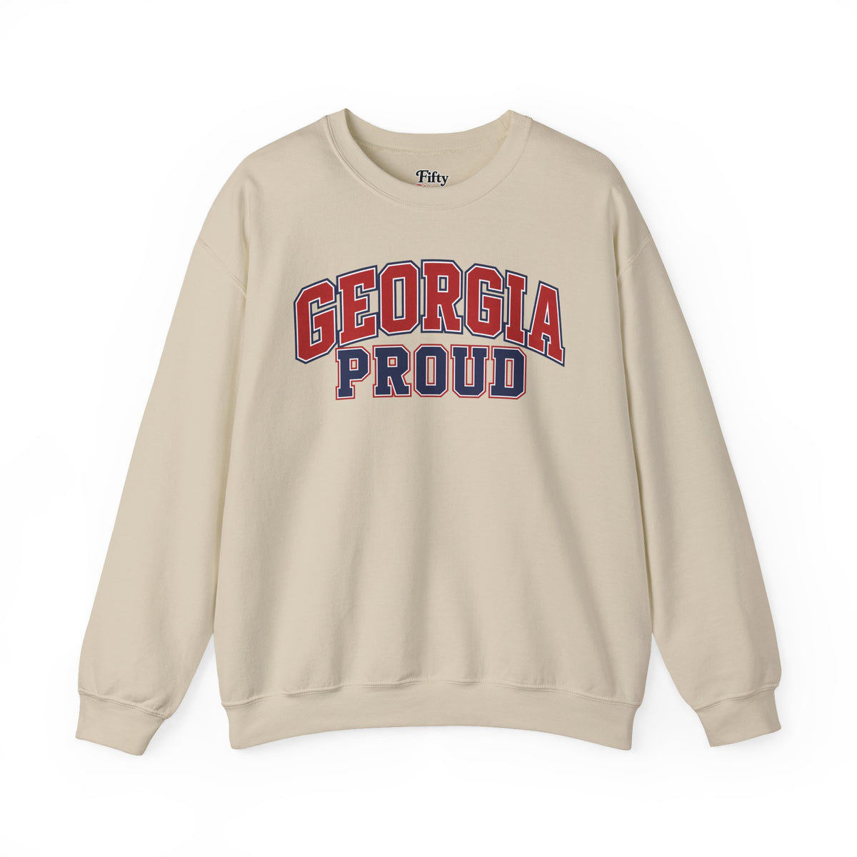 Georgia Proud Unisex Crewneck Sweatshirt State Name Graphic