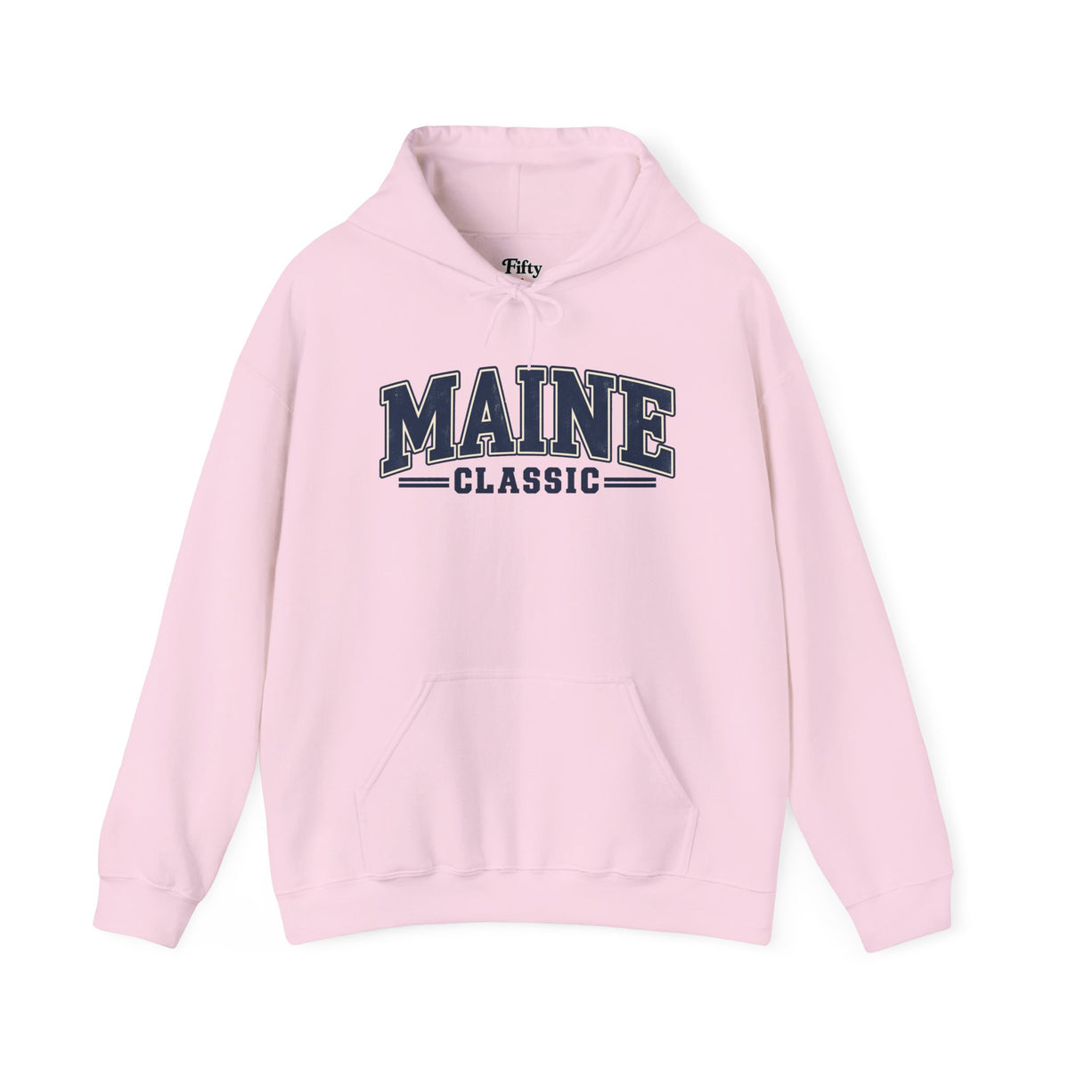 Maine Classic Unisex Hoodie State Name Graphic
