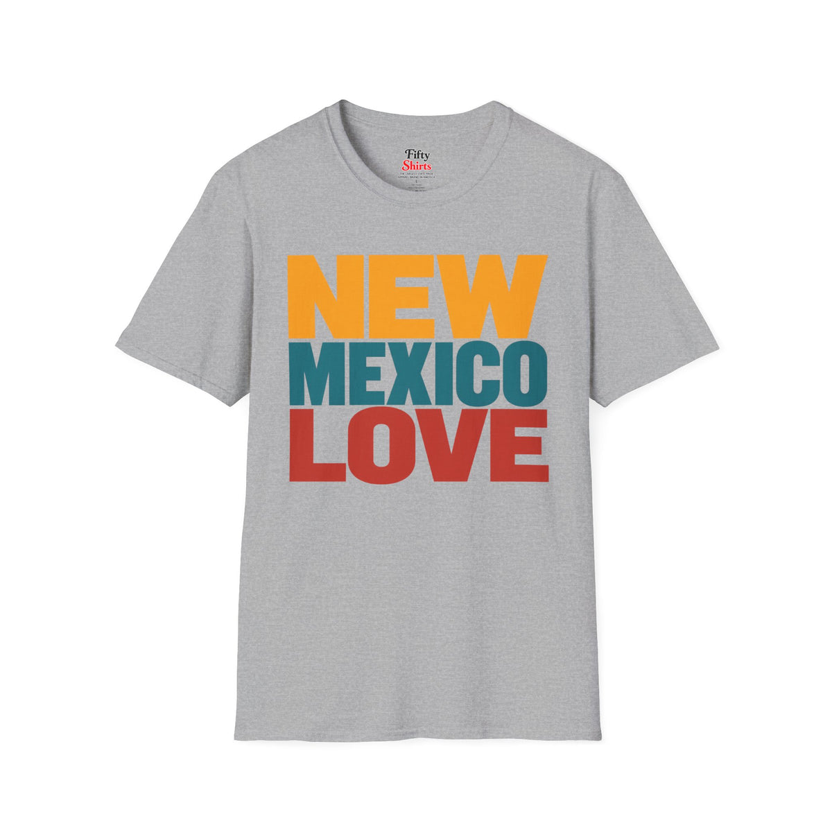 New Mexico Love Unisex Softstyle T Shirt State Name Graphic Tee