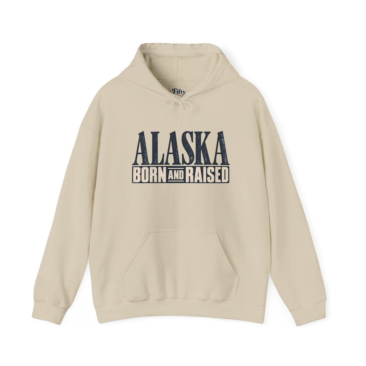 Alaska Born and Raised Premium Heritage Unisex Hoodie Graphic