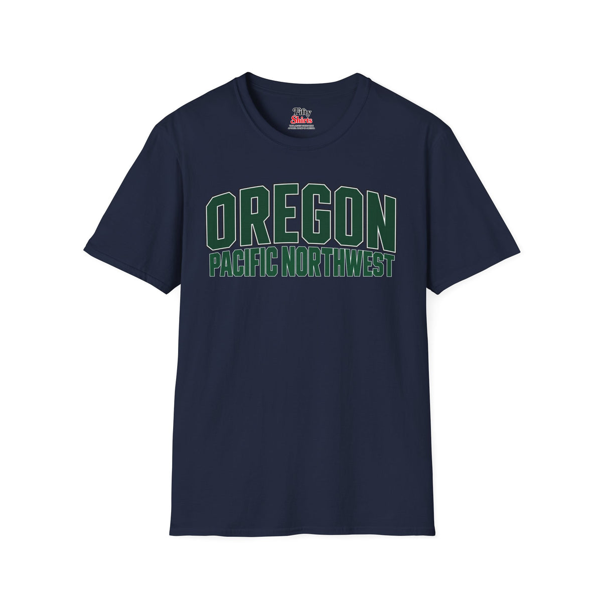 Oregon Pacific Northwest Unisex Softstyle T Shirt State Name Graphic Tee