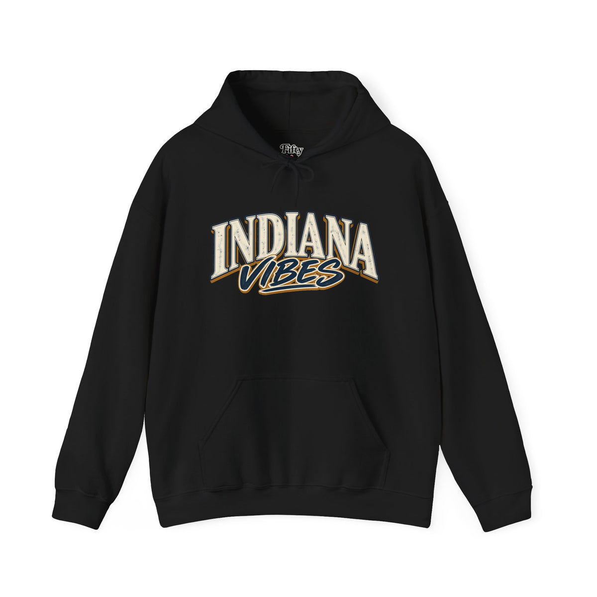 Indiana Vibes Unisex Hoodie State Name Graphic
