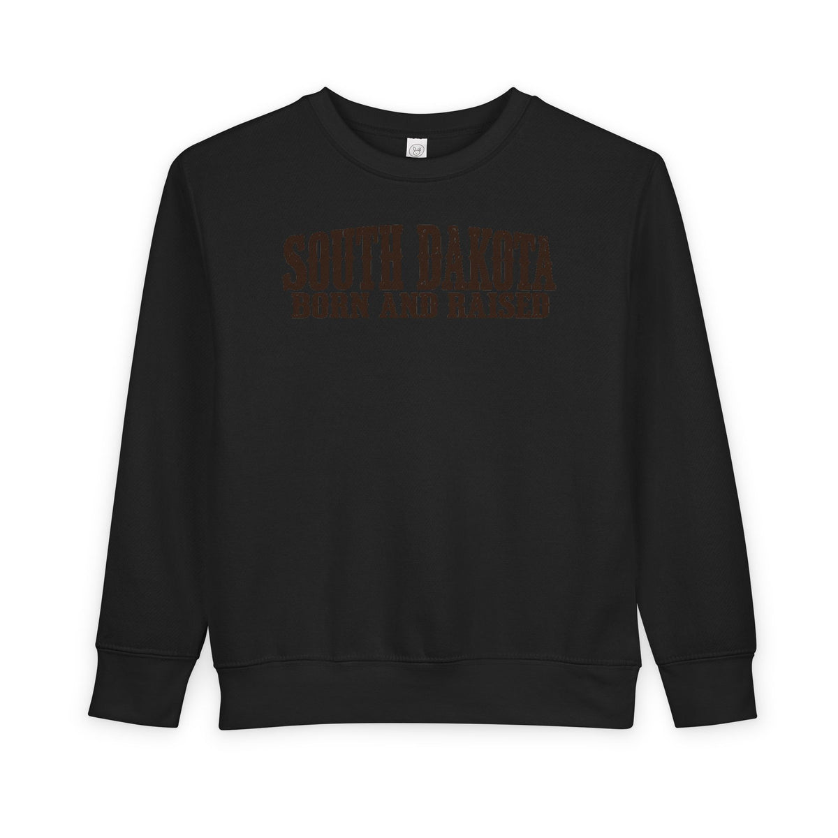 South Dakota Born and Raised Western Heritage Unisex Toddler Sweatshirt