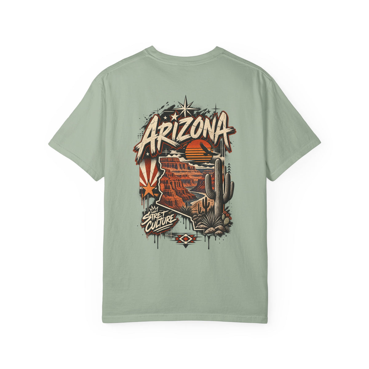 Arizona Street Culture Unisex Comfort Color 1717 Streetwear Graphic Tee