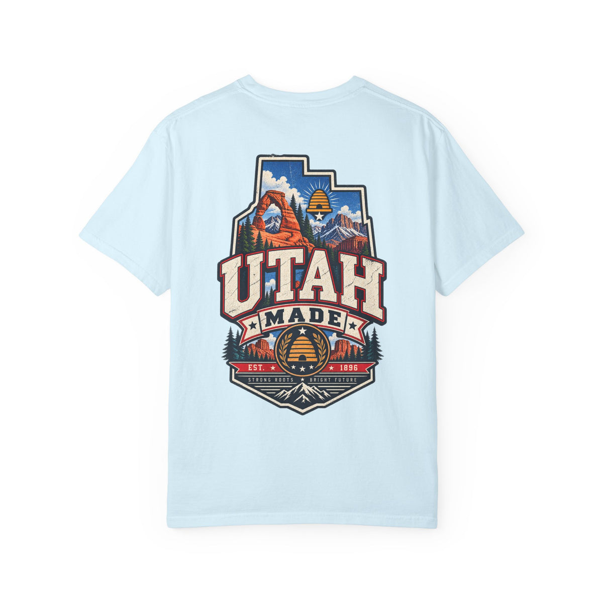 Utah Made Unisex Comfort Color 1717 Streetwear Graphic Tee