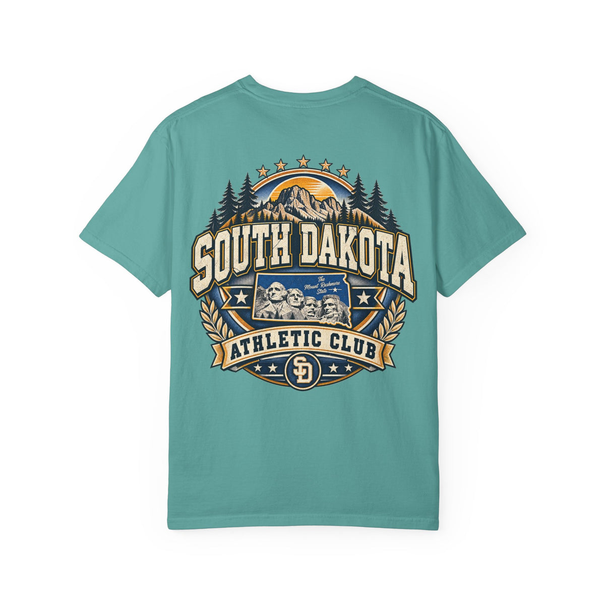 South Dakota Athletic Club Unisex Comfort Color 1717 Streetwear Graphic Tee
