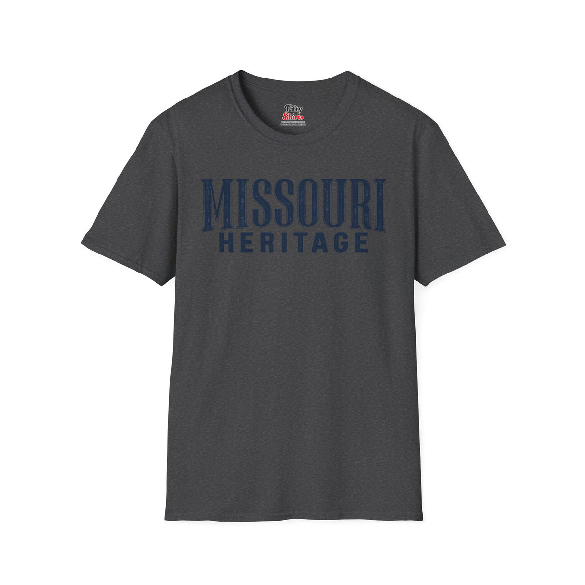 Missouri Heritage Unisex Softstyle T Shirt State Name Graphic Tee