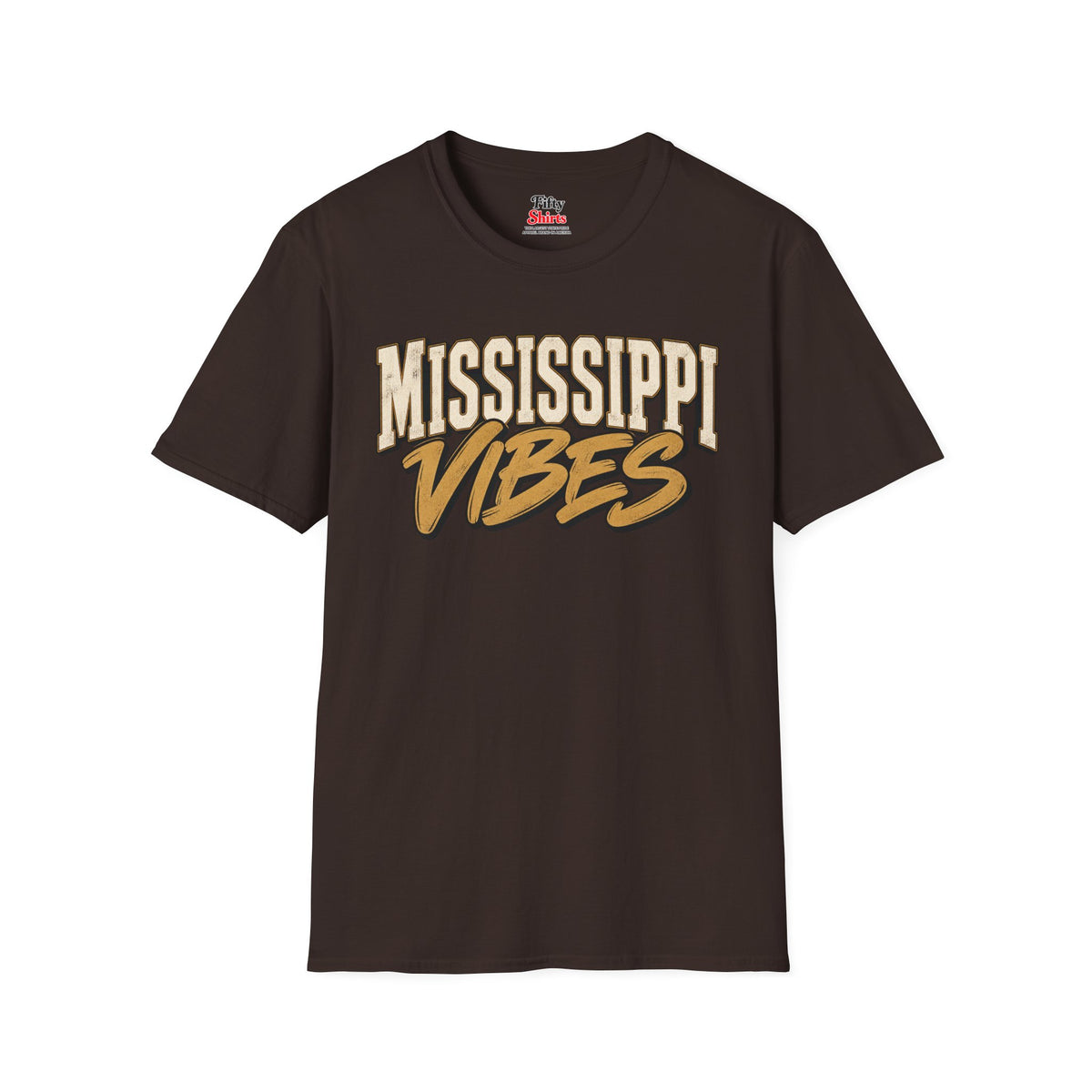 Mississippi Vibes Unisex Softstyle T Shirt State Name Graphic Tee