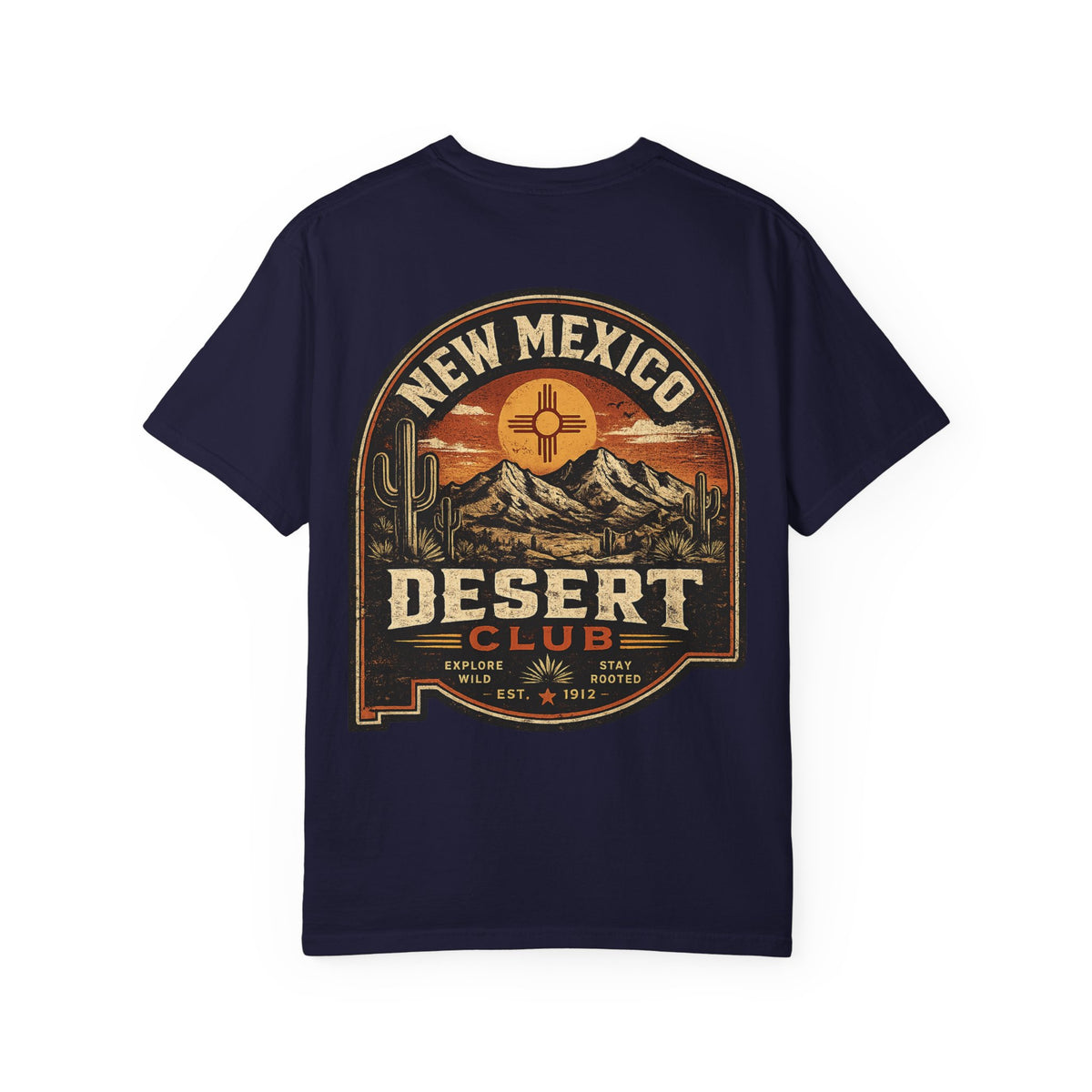 New Mexico Desert Club Unisex Comfort Color 1717 Streetwear Graphic Tee