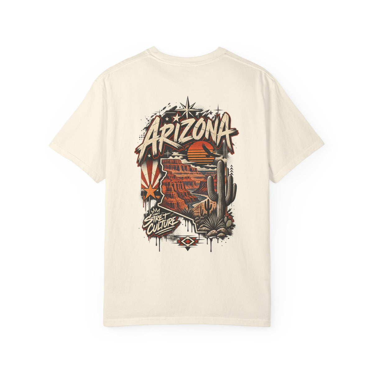 Arizona Street Culture Unisex Comfort Color 1717 Streetwear Graphic Tee