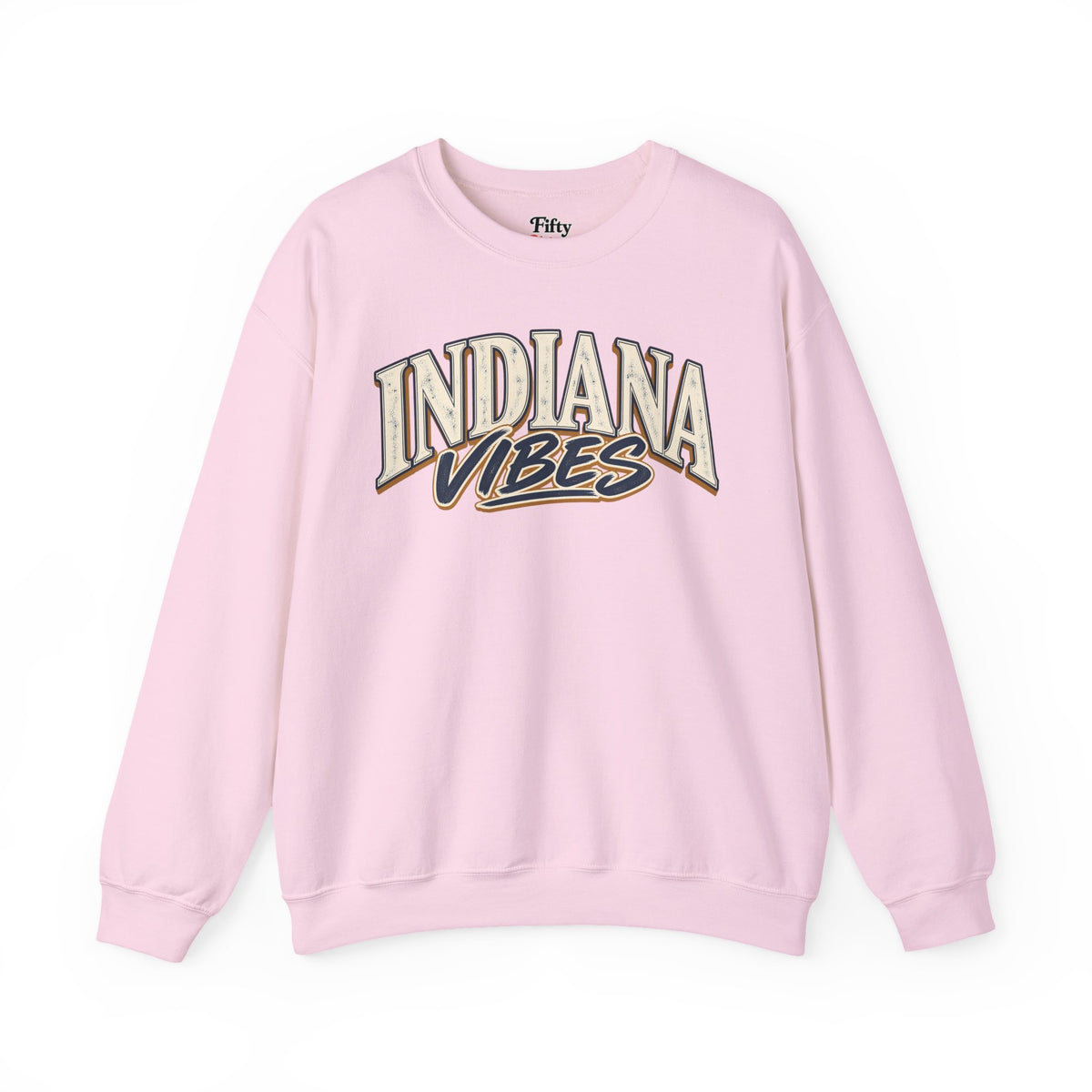 Indiana Vibes Unisex Crewneck Sweatshirt State Name Graphic
