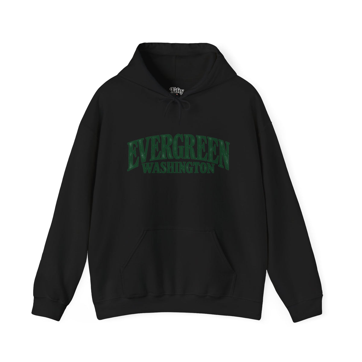 Evergreen Washington Unisex Hoodie State Name Graphic