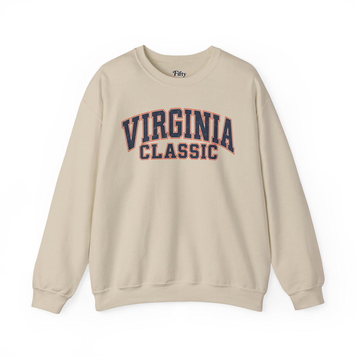 Virginia Classic Unisex Crewneck Sweatshirt State Name Graphic