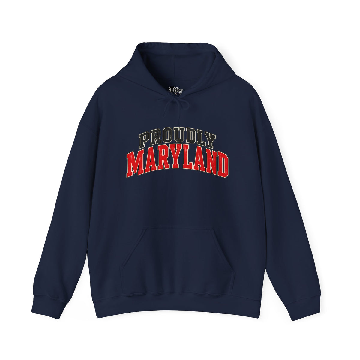 Proudly Maryland Unisex Hoodie State Name Graphic