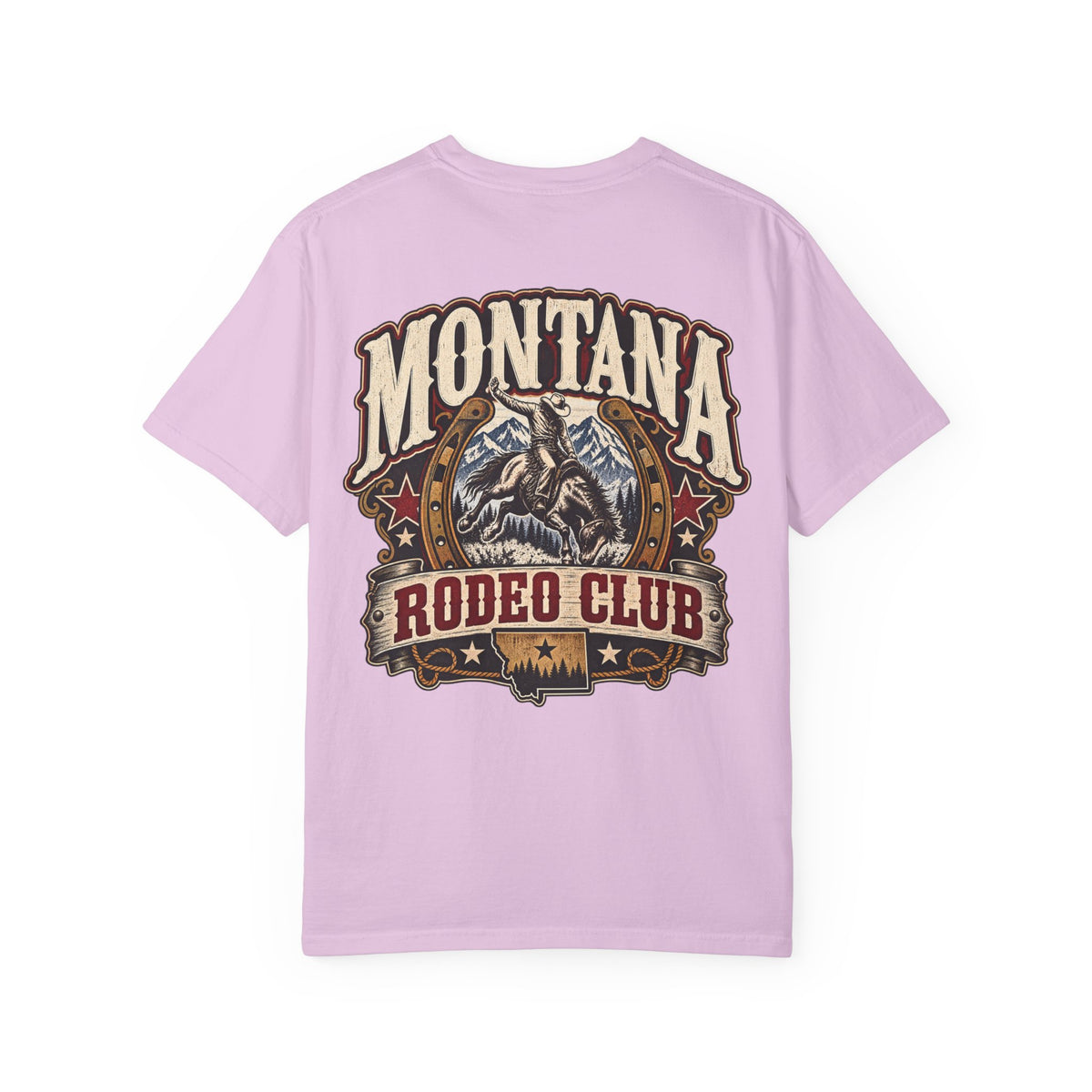 Montana Rodeo Club Unisex Comfort Color 1717 Streetwear Graphic Tee