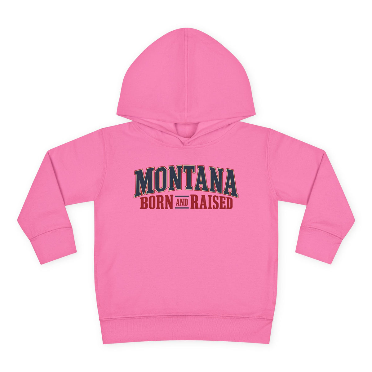 Montana Born and Raised Premium Vintage Fashion Unisex Toddler Pullover Fleece Hoodie
